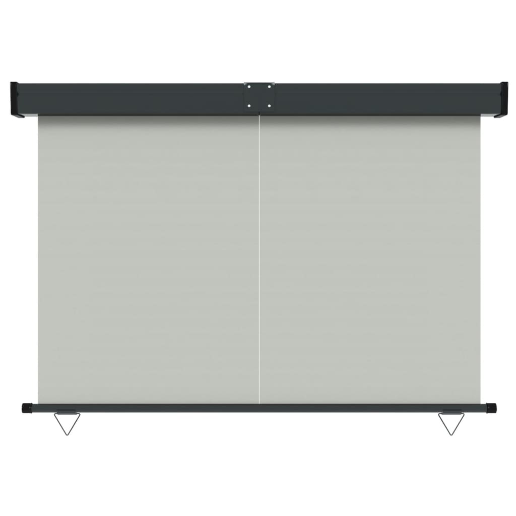 Balkonscherm 165x250 cm grijs