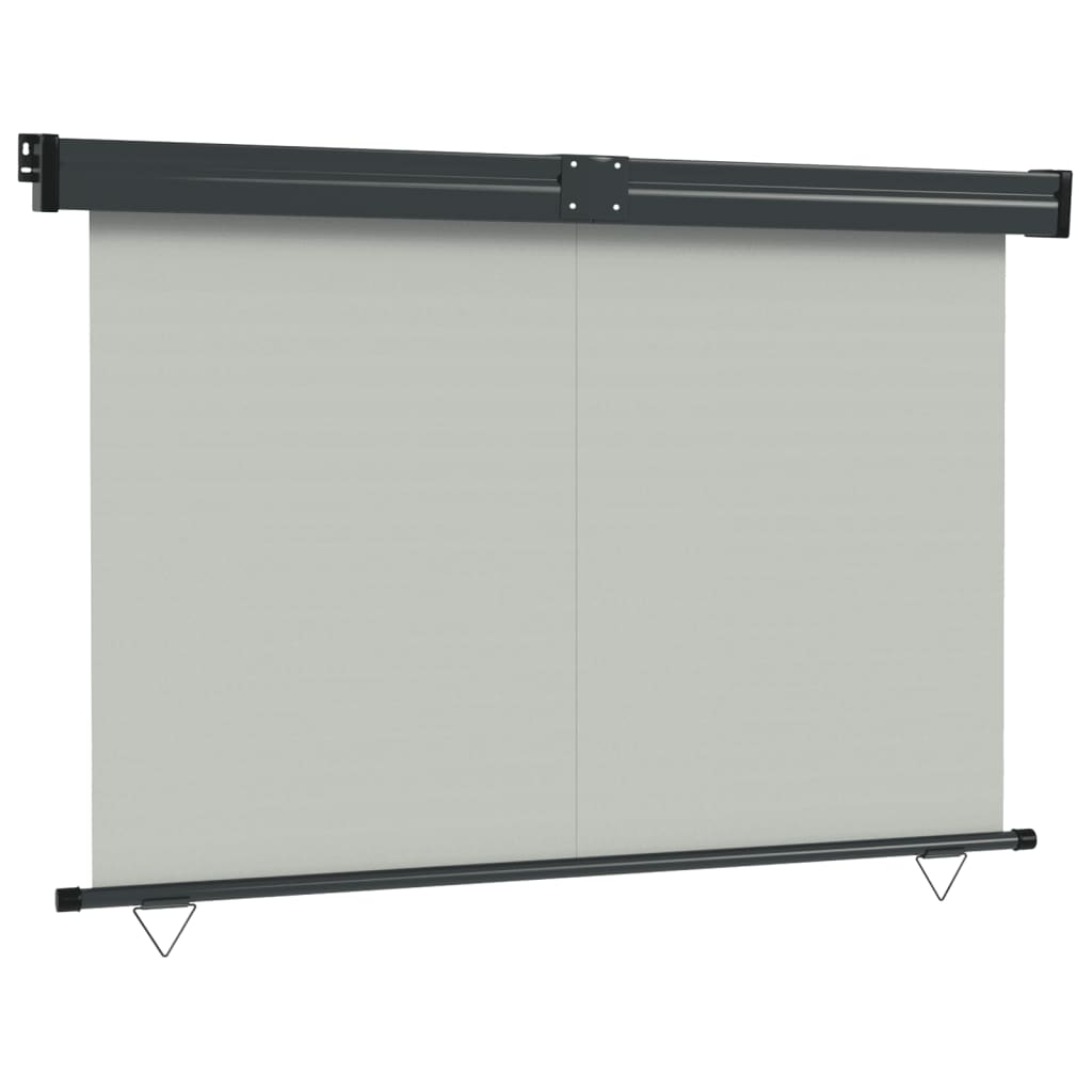 Balkonscherm 165x250 cm grijs