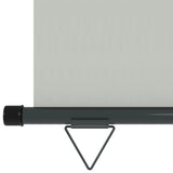 Balkonscherm 165x250 cm grijs