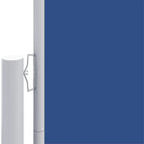 Windscherm uittrekbaar 200x600 cm blauw