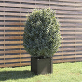 Plantenbak 40x40x40 cm massief grenenhout grijs - AllerleiShop