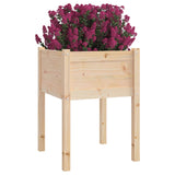 Plantenbakken 2 st 50x50x70 cm massief grenenhout - AllerleiShop