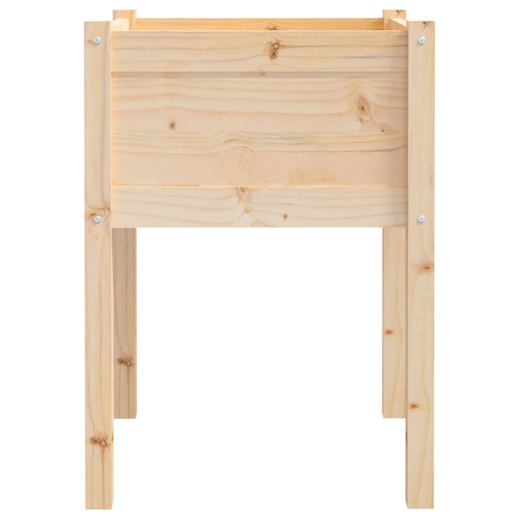 Plantenbakken 2 st 50x50x70 cm massief grenenhout - AllerleiShop