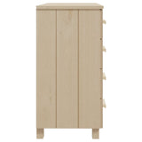 Dressoir HAMAR 79x40x80 cm massief grenenhout honingbruin - AllerleiShop