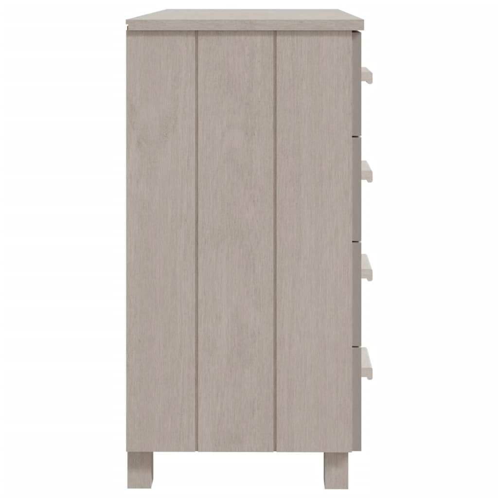 Dressoir HAMAR 79x40x80 cm massief grenenhout wit - AllerleiShop