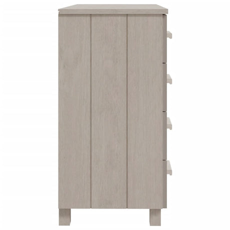 Dressoir HAMAR 79x40x80 cm massief grenenhout wit - AllerleiShop