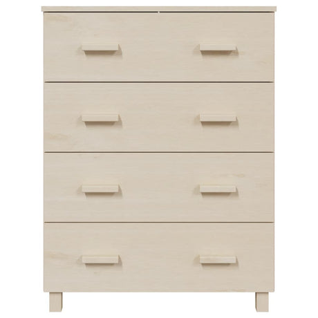 Dressoir HAMAR 79x40x103,5 cm massief grenenhout honingbruin - AllerleiShop