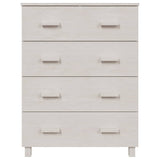 Dressoir HAMAR 79x40x103,5 cm massief grenenhout wit - AllerleiShop