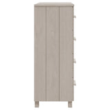 Dressoir HAMAR 79x40x103,5 cm massief grenenhout wit - AllerleiShop