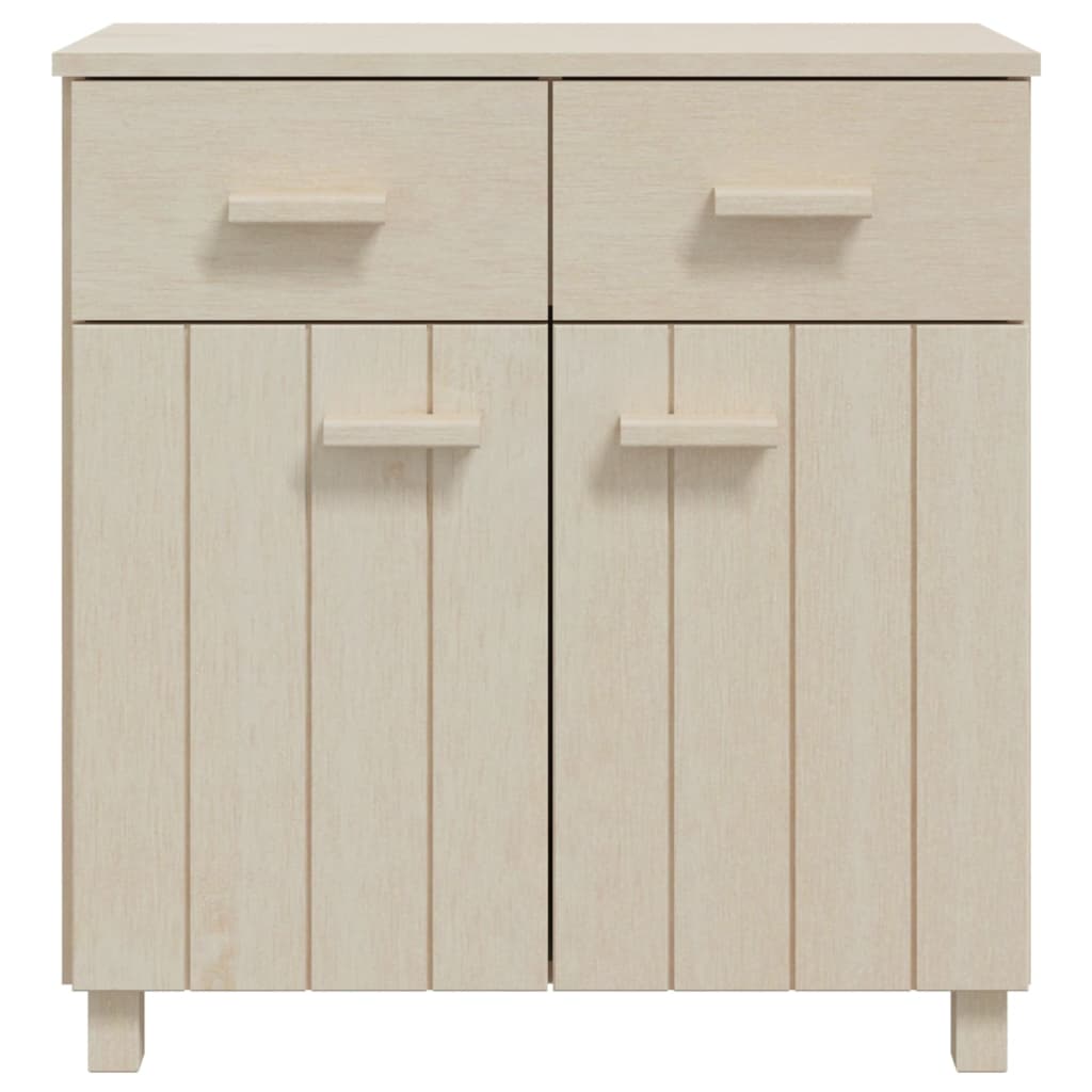 Dressoir HAMAR 79x40x80 cm massief grenenhout honingbruin - AllerleiShop