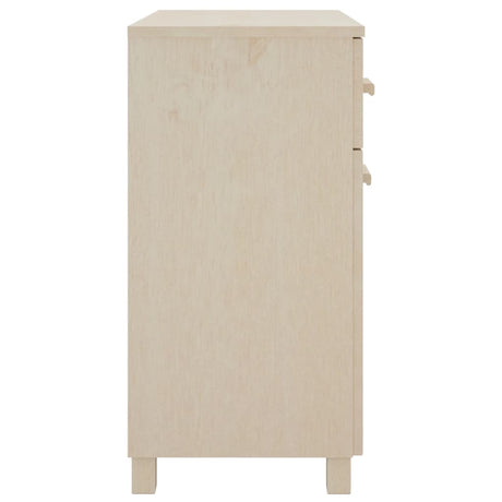 Dressoir HAMAR 79x40x80 cm massief grenenhout honingbruin - AllerleiShop