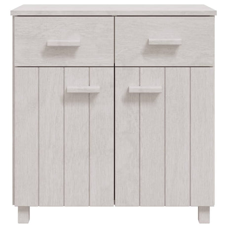 Dressoir HAMAR 79x40x80 cm massief grenenhout wit - AllerleiShop