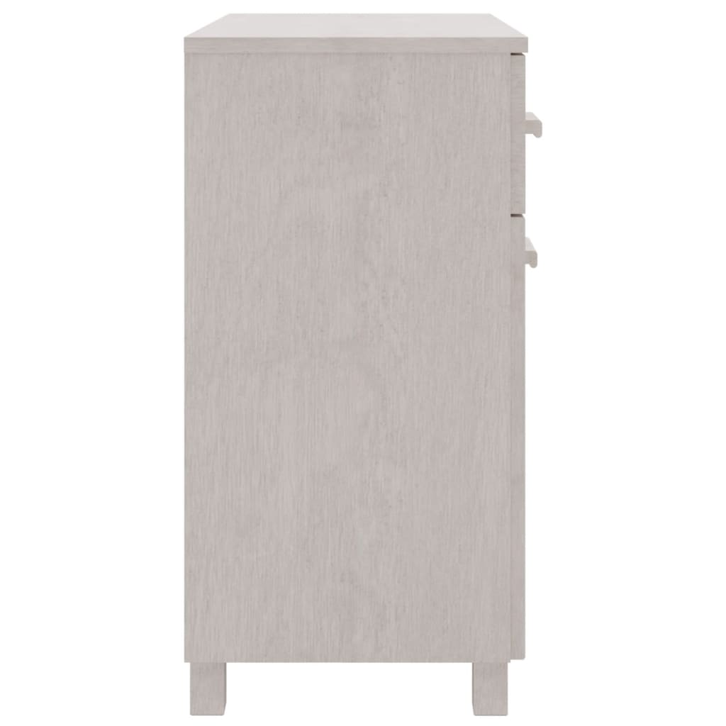 Dressoir HAMAR 79x40x80 cm massief grenenhout wit - AllerleiShop