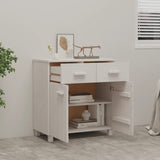 Dressoir HAMAR 79x40x80 cm massief grenenhout wit - AllerleiShop