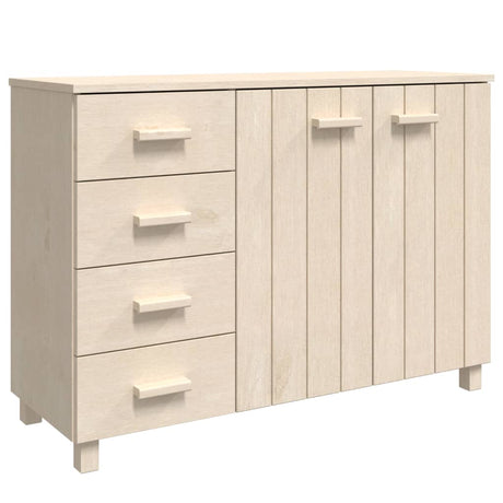 Dressoir HAMAR 113x40x80 cm massief grenenhout honingbruin - AllerleiShop