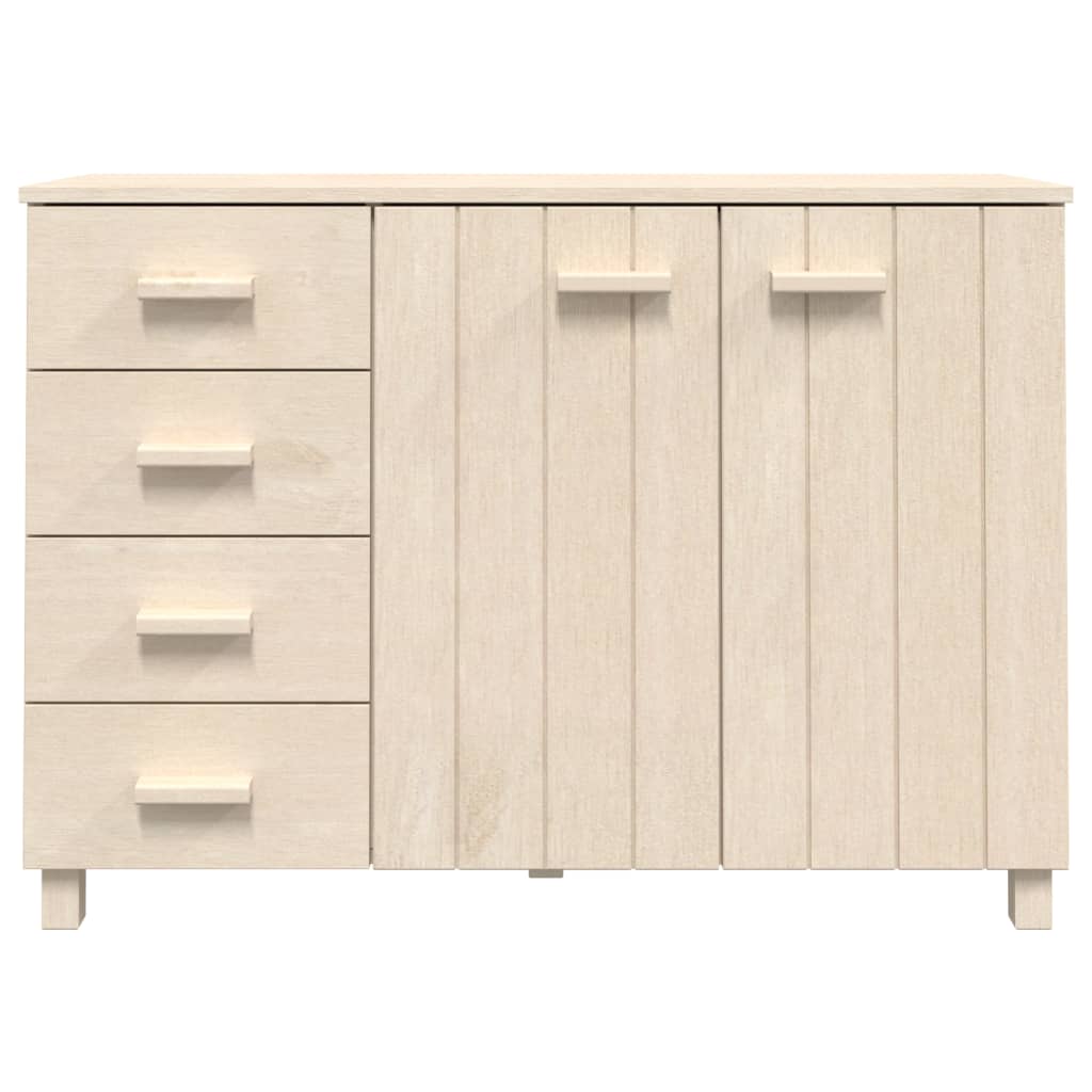 Dressoir HAMAR 113x40x80 cm massief grenenhout honingbruin - AllerleiShop