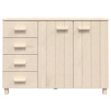 Dressoir HAMAR 113x40x80 cm massief grenenhout honingbruin - AllerleiShop