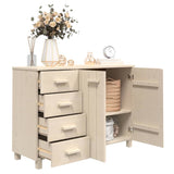 Dressoir HAMAR 113x40x80 cm massief grenenhout honingbruin - AllerleiShop