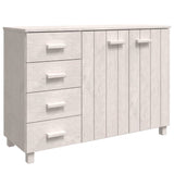 Dressoir HAMAR 113x40x80 cm massief grenenhout wit - AllerleiShop