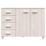 Dressoir HAMAR 113x40x80 cm massief grenenhout wit - AllerleiShop