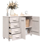 Dressoir HAMAR 113x40x80 cm massief grenenhout wit - AllerleiShop