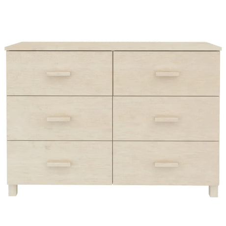 Dressoir HAMAR 113x40x80 cm massief grenenhout honingbruin - AllerleiShop