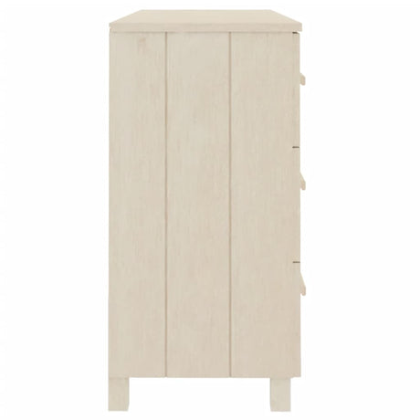 Dressoir HAMAR 113x40x80 cm massief grenenhout honingbruin - AllerleiShop