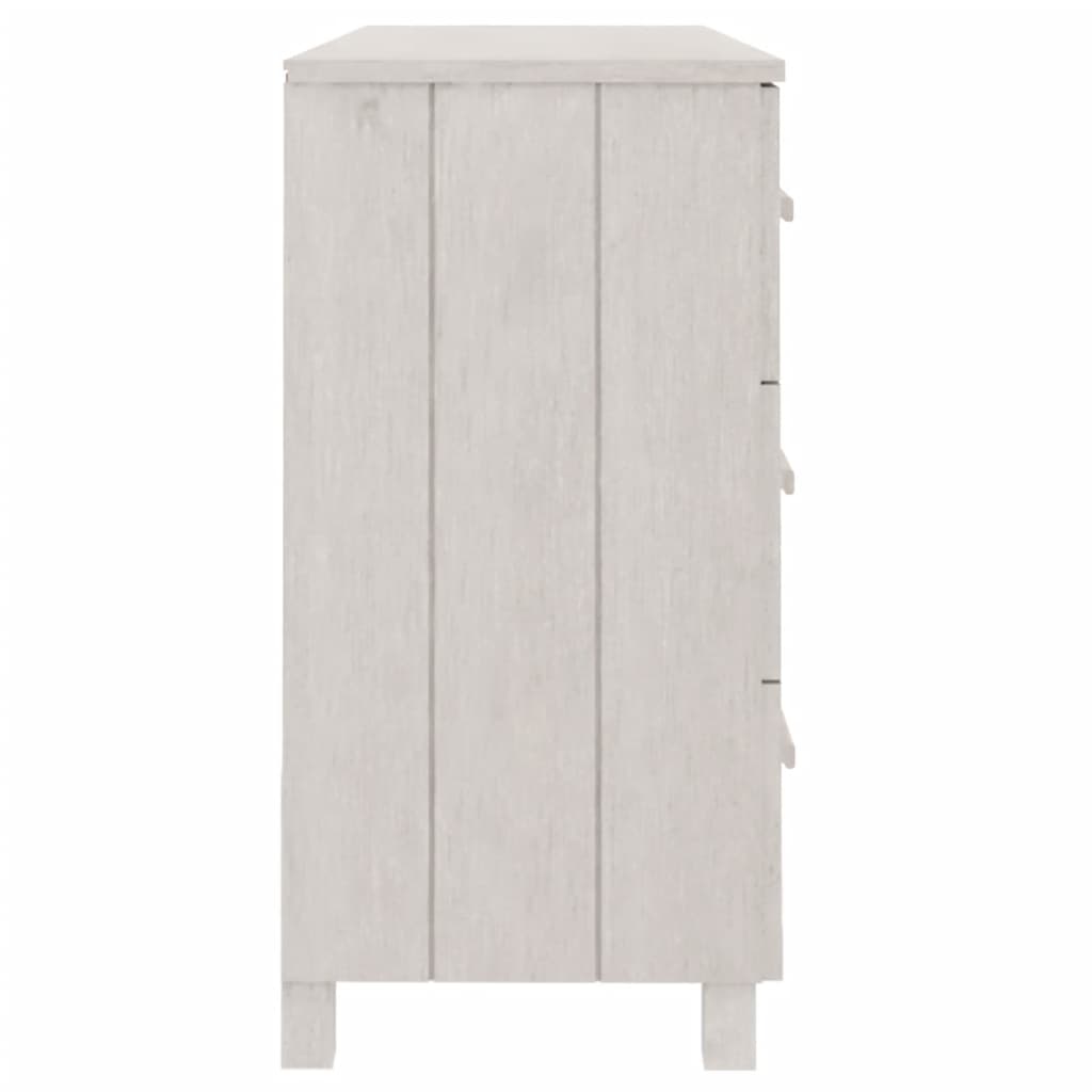 Dressoir HAMAR 113x40x80 cm massief grenenhout wit - AllerleiShop