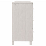 Dressoir HAMAR 113x40x80 cm massief grenenhout wit - AllerleiShop