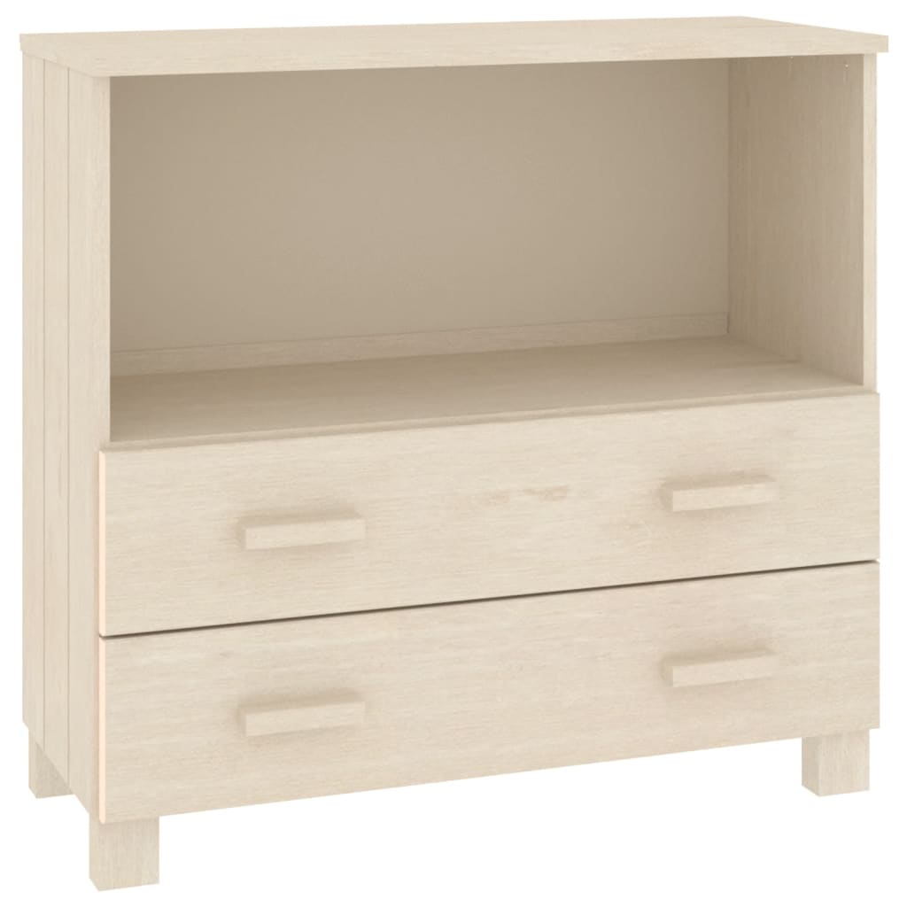 Dressoir HAMAR 85x35x80 cm massief grenenhout honingbruin - AllerleiShop