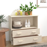 Dressoir HAMAR 85x35x80 cm massief grenenhout honingbruin - AllerleiShop