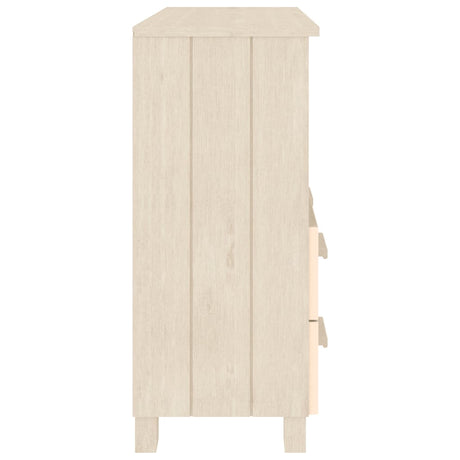 Dressoir HAMAR 85x35x80 cm massief grenenhout honingbruin - AllerleiShop