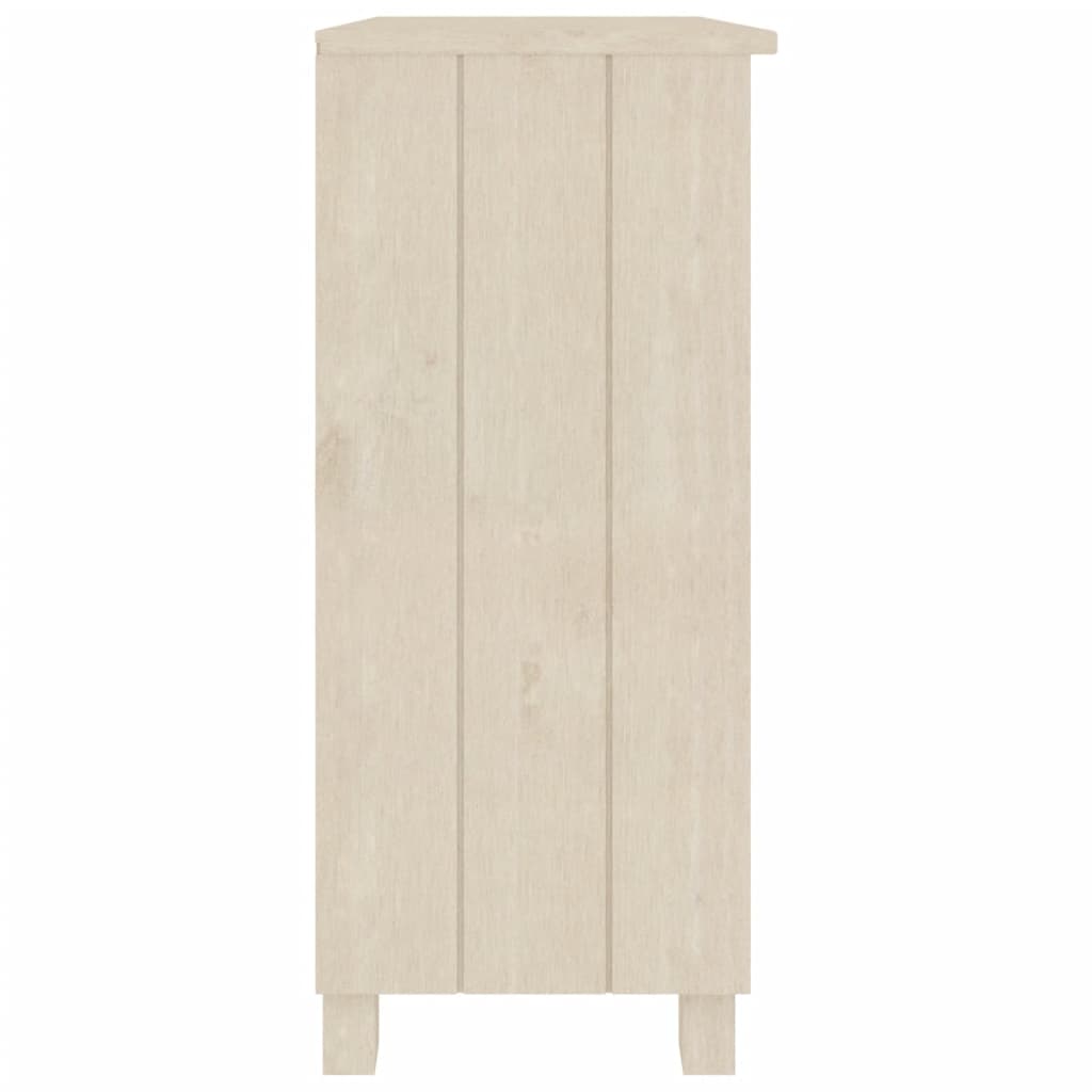 Dressoir HAMAR 85x35x80 cm massief grenenhout honingbruin - AllerleiShop