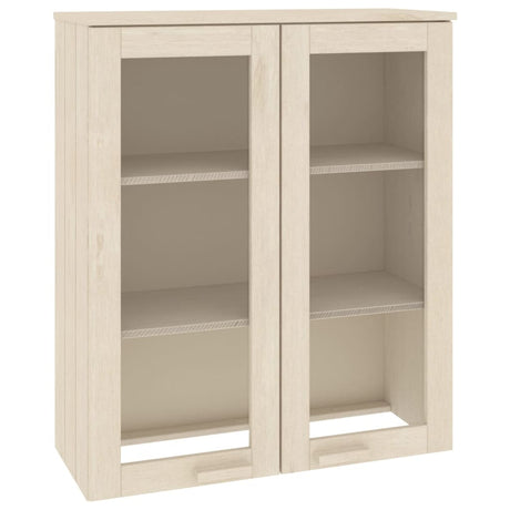 Opzetkast HAMAR 85x35x100 cm massief grenenhout honingbruin - AllerleiShop