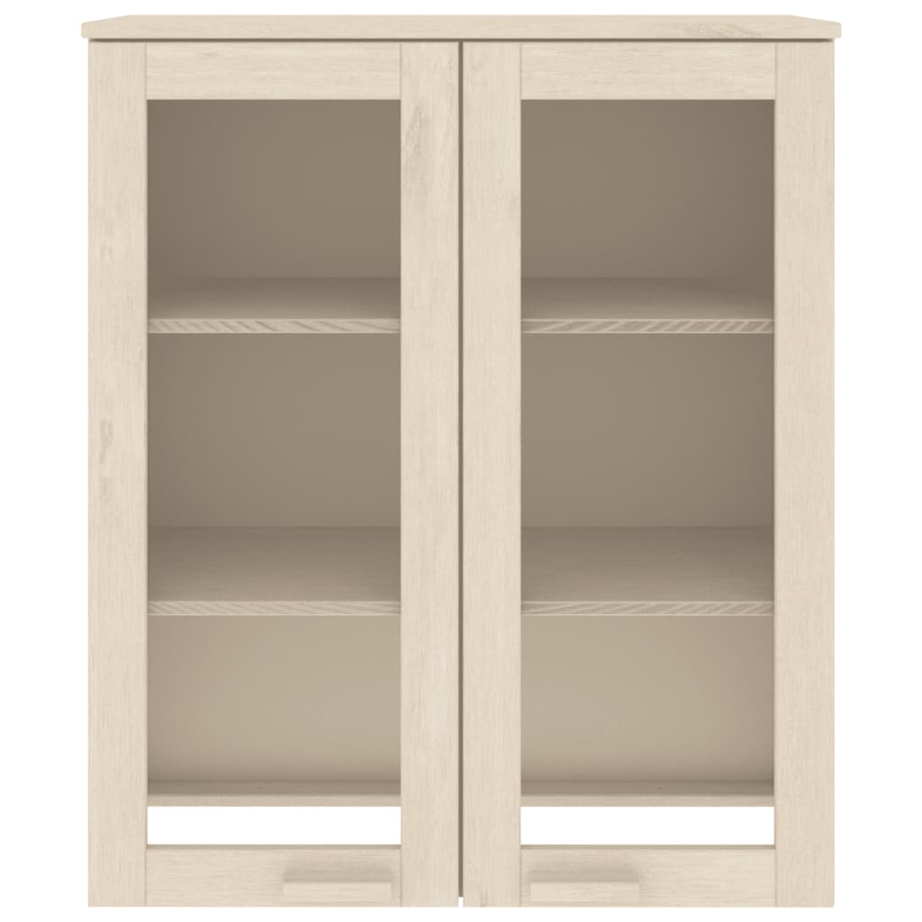 Opzetkast HAMAR 85x35x100 cm massief grenenhout honingbruin - AllerleiShop