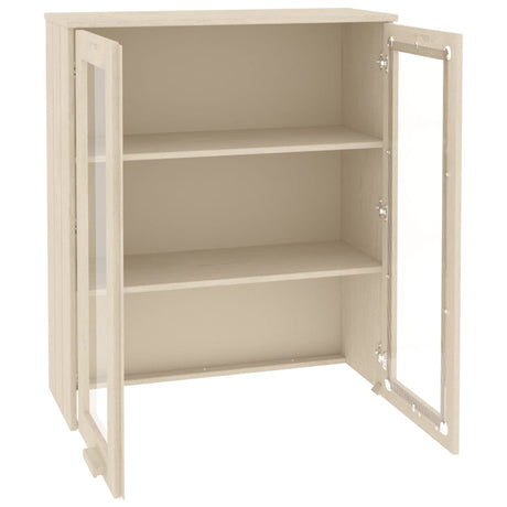 Opzetkast HAMAR 85x35x100 cm massief grenenhout honingbruin - AllerleiShop