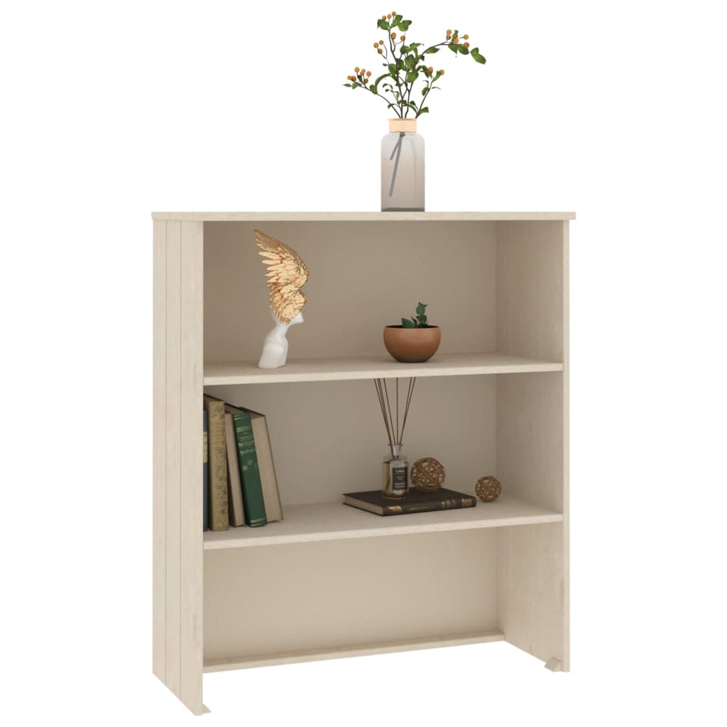 Opzetkast HAMAR 85x35x100 cm massief grenenhout honingbruin - AllerleiShop