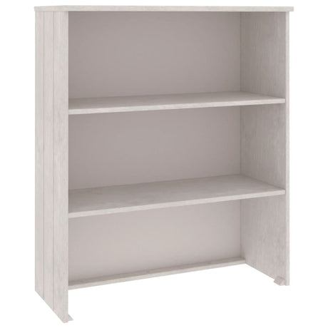 Opzetkast HAMAR 85x35x100 cm massief grenenhout wit - AllerleiShop