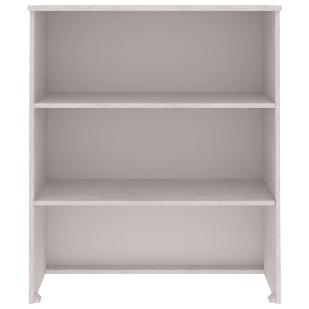 Opzetkast HAMAR 85x35x100 cm massief grenenhout wit - AllerleiShop