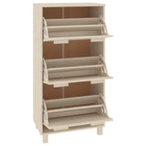 Schoenenkast HAMAR 59,5x35x117 cm grenenhout honingbruin - AllerleiShop