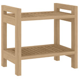 Badkamertafel 45x30x45 cm massief teakhout - AllerleiShop