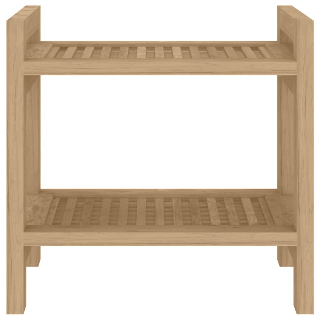 Badkamertafel 45x30x45 cm massief teakhout - AllerleiShop