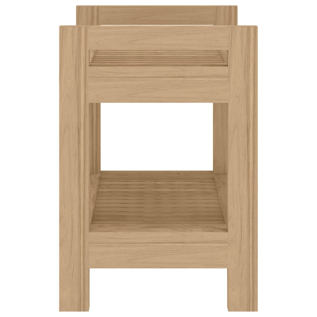 Badkamertafel 45x30x45 cm massief teakhout - AllerleiShop