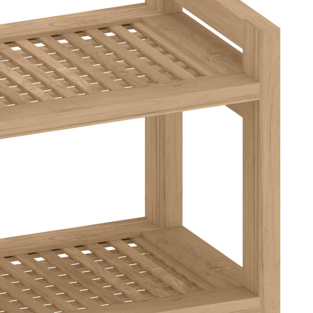 Badkamertafel 45x30x45 cm massief teakhout - AllerleiShop