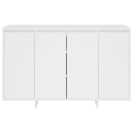 Dressoir 120x41x75 cm bewerkt hout wit - AllerleiShop