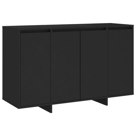 Dressoir 120x41x75 cm bewerkt hout zwart - AllerleiShop