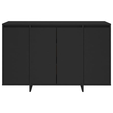 Dressoir 120x41x75 cm bewerkt hout zwart - AllerleiShop