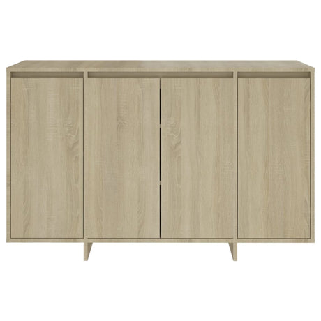 Dressoir 120x41x75 cm bewerkt hout sonoma eikenkleurig - AllerleiShop