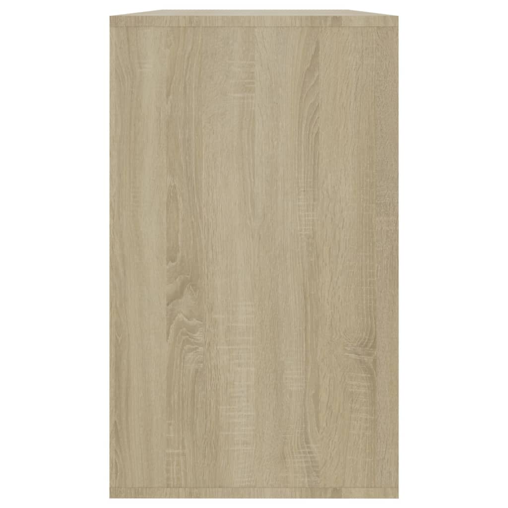 Dressoir 120x41x75 cm bewerkt hout sonoma eikenkleurig - AllerleiShop