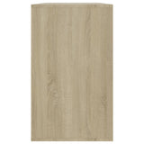 Dressoir 120x41x75 cm bewerkt hout sonoma eikenkleurig - AllerleiShop